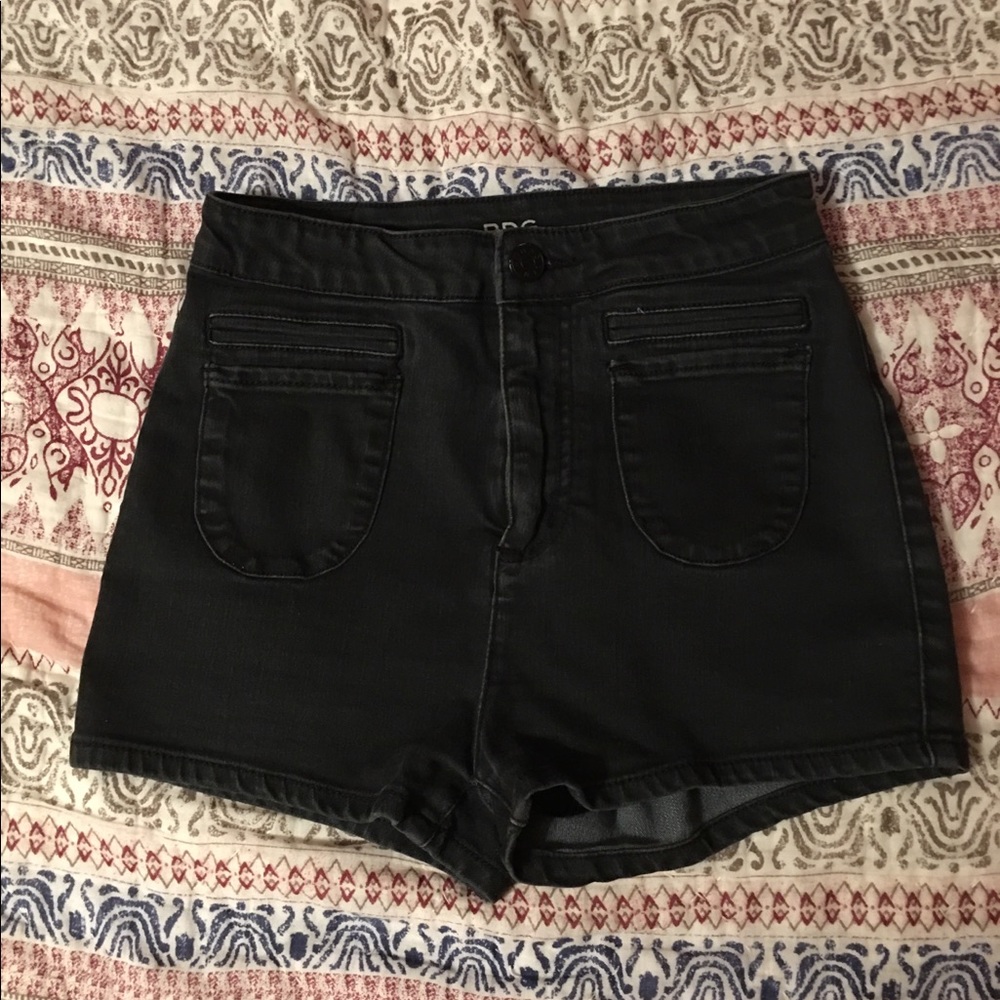 Urban Outfitters BDG moto shorts black